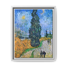 Vincent van Gogh's Road with Cypress and Star (1890) - NOMADEN ART GALLERY