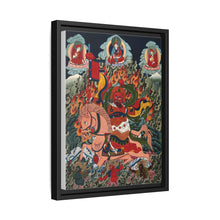 Tse Mara , a form of Dharmapala (protector of teachings), guardian of the Samye Monastery. Gouache painting by a Tibetan artist