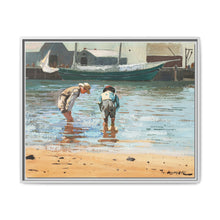 Boys Wading (1873) by Winslow Homer - NOMADEN ART GALLERY