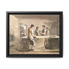 Illustration of the cloth dresser from The Costume of Yorkshire (1814) by George Walker - NOMADEN ART GALLERY