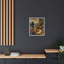 Saint Francis Xavier preaching and healing. Oil painting after Peter Paul Rubens.