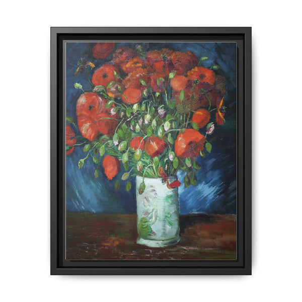 Vincent van Gogh's Vase with Poppies (1886) - NOMADEN ART GALLERY