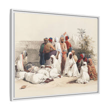 In the slave market at Cairo illustration by David Roberts (1796–1864)