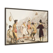Illustration of the fool plough from The Costume of Yorkshire (1814) by George Walker