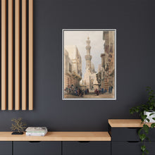 Bullack Cairo illustration by David Roberts (1796–1864) - Canvas Wall Art