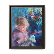 Young Woman Sewing (1879) by Pierre-Auguste Renoir. - NOMADEN ART GALLERY