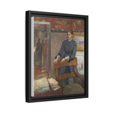 Hélène Rouart in her Father's Study (1886) by Edgar Degas - NOMADEN ART GALLERY