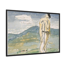 A weary pilgrim (1936) watercolor by Mikulas Galanda
