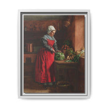 A Cook in a Red Apron in the Inn at Vaugirard (1862) by Léon Bonvin - NOMADEN ART GALLERY
