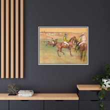 Caballos de carreras (ca. 1885-1888) de Edgar Degas 