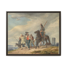 Three Armed Riders Escorting Prisoners near Reims (1825) by Peter von Hess - NOMADEN ART GALLERY
