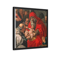 The circumcision of Christ. Oil painting after Hendrik Goltzius