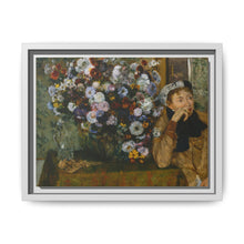 Edgar Degas's A Woman Seated beside a Vase of Flowers (Madame Paul Valpinçon?) - NOMADEN ART GALLERY