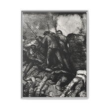 The charge, right detail, second state (1918) print in high resolution by George Wesley Bellows - NOMADEN ART GALLERY