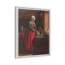 A Cook in a Red Apron in the Inn at Vaugirard (1862) by Léon Bonvin