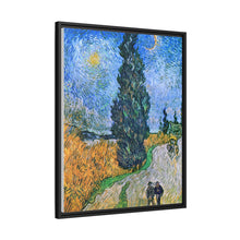 Vincent van Gogh's Road with Cypress and Star (1890) - NOMADEN ART GALLERY