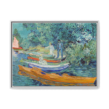 Vincent van Gogh's Bank of the Oise at Auvers (1890) famous painting from the Detroit Institute of Arts. - NOMADEN ART GALLERY