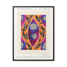 Flower pochoir pattern in Art Nouveau oriental style - NOMADEN ART GALLERY