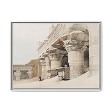 Temple Of Edfou (Edfu) illustration by David Roberts (1796–1864) - NOMADEN ART GALLERY