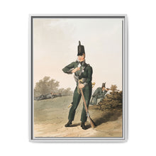 Illustration of North York militia from The Costume of Yorkshire (1814) by George Walker - NOMADEN ART GALLERY
