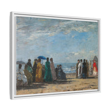 Claude Monet's The Beach at Trouville - NOMADEN ART GALLERY