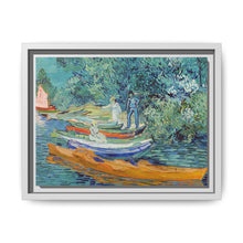 Vincent van Gogh's Bank of the Oise at Auvers (1890) famous painting from the Detroit Institute of Arts. - NOMADEN ART GALLERY