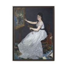 Porträt der Eva Gonzalés im Atelier Manets (1870) by Edouard Manet - NOMADEN ART GALLERY
