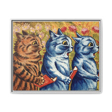 Three cats singing. Gouache by Louis Wain, 1925/1939 - NOMADEN ART GALLERY