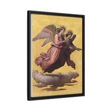 Two angels floating (1865) tempera art by Johann von Schraudolph