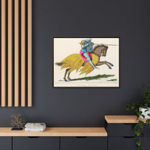 French Knight, 14th Century: Vintage Equestrian Art by Paul Mercuri (1860)