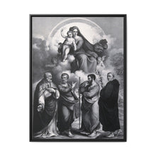The Virgin and Child with Saint Geminianus of Modena, Saint Peter, Saint Paul and Saint Antony of Padua. Lithograph by F. Hanfstaengl after B. Ramenghi, il Bagnacavallo. - NOMADEN ART GALLERY
