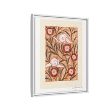 Impresión de plantilla con patrón floral Art Nouveau de estilo oriental