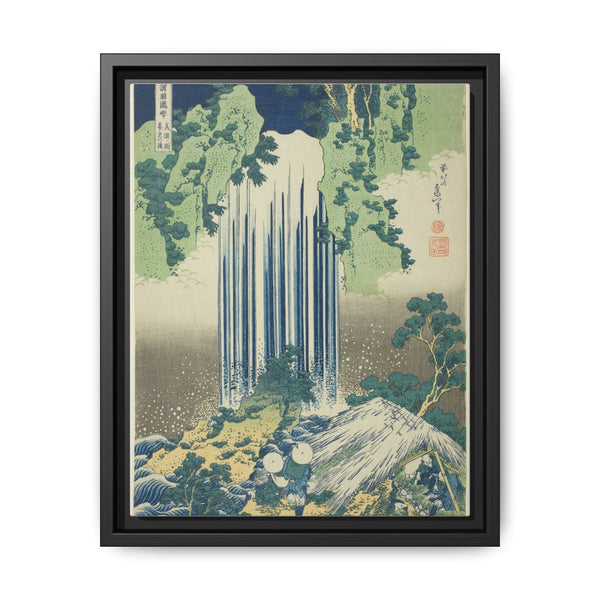 Yoro Waterfall in Mino Province (Mino no kuni Yoro no taki), from the series Tour of the Waterfalls in Various Provinces (Shokoku Takimeguri) by Katsushika Hokusai - NOMADEN ART GALLERY