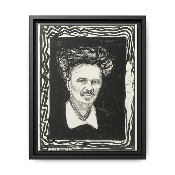 August Strindberg (1896) by Edvard Munch - NOMADEN ART GALLERY