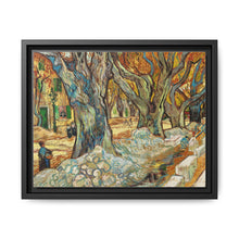 The Large Plane Trees (Road Menders at Saint-Rémy) (1889) by Vincent Van Gogh. Original from The Cleveland Museum of Art. - NOMADEN ART GALLERY