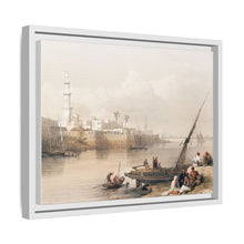 View on the Nile ferry to Gizeh illustration by David Roberts (1796–1864) - Decorative Wall Art