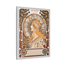 Alphonse Maria Mucha's Zodiaque or La Plume (ca. 1896–1897). Famous Art Nouveau artwork