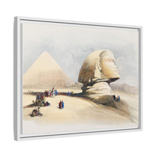 The Great Sphinx Pyramids of Gezeeh illustration bby David Roberts (1796–1864)