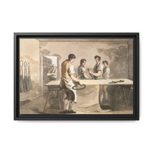 Illustration of the cloth dresser from The Costume of Yorkshire (1814) by George Walker - NOMADEN ART GALLERY