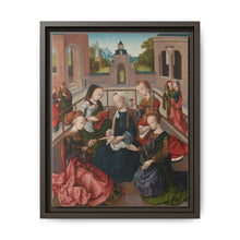 The Virgin and Child with Four Holy Virgins (c. 1495 - c. 1500) by Master of the Virgo inter Virgines - NOMADEN ART GALLERY