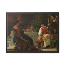 Preparations for the Festivities (The Floral Wreath) (1866) by Sir Lawrence Alma Tadema - NOMADEN ART GALLERY