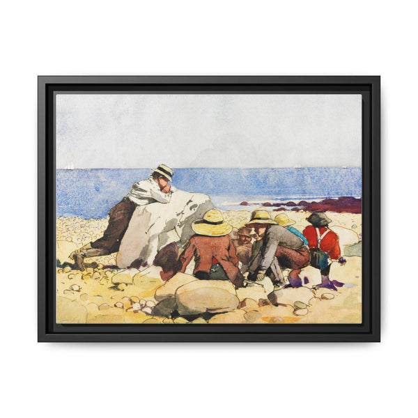 A Clam–Bake (1873) by Winslow Homer - NOMADEN ART GALLERY