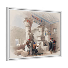 Deir el Medina (Dayr al Madinah) is an ancient Egyptian village which was home to the artisans who worked on the tombs in the Valley of the Kings illustration by David Roberts