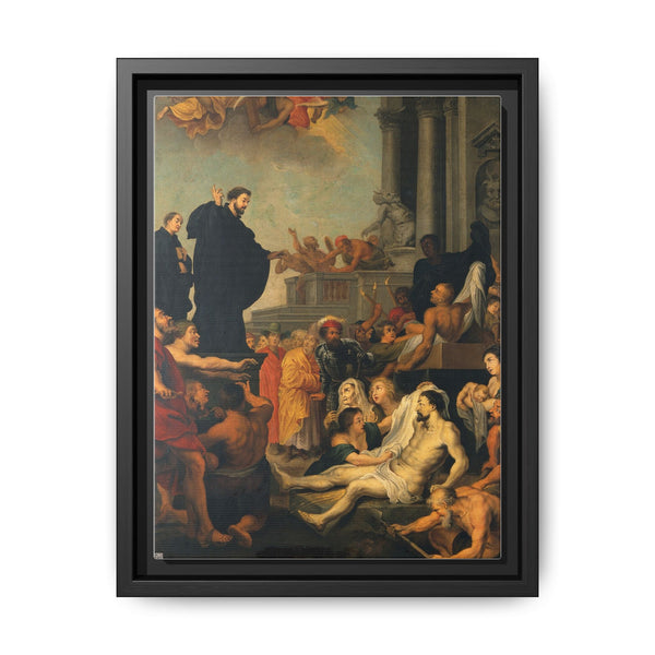 Saint Francis Xavier preaching and healing. Oil painting after Peter Paul Rubens. - NOMADEN ART GALLERY