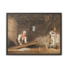 Illustration of line swinglers from The Costume of Yorkshire (1814) by George Walker - NOMADEN ART GALLERY