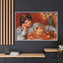 Lección de escritura (La Leçon d'écriture) (1905) de Pierre-Auguste Renoir. 