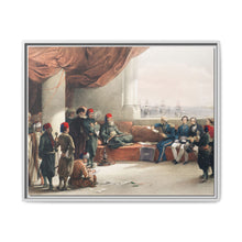 Interview with The Viceroy of Egypt at His palace at Alexandria illustration by David Roberts (1796–1864) - NOMADEN ART GALLERY
