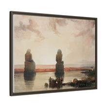 Statues of Memnon at Thebes during the inundation illustration by David Roberts (1796–1864)