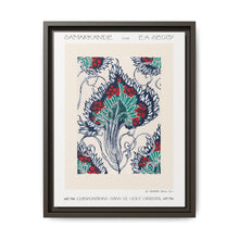 Botanical pochoir pattern in Art Nouveau oriental style - NOMADEN ART GALLERY