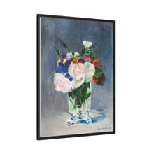 Flores en un jarrón de cristal (c.1882) de Edouard Manet.